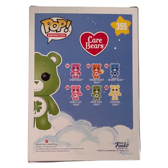 Funko Pop - Care Bears , Good Luck Bear #355 - Picture 4 of 7